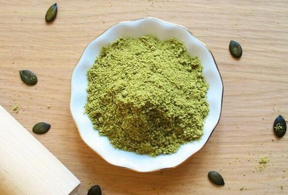 Pumpkin powder for the treatment of prostatitis